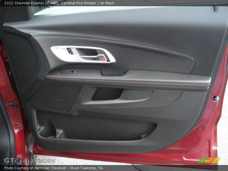 Cardinal Red Metallic / Jet Black 2012 Chevrolet Equinox LT AWD