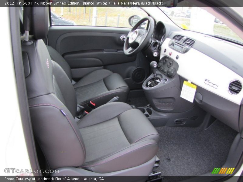  2012 500 Pink Ribbon Limited Edition Pelle Nera/Nera (Black/Black) Interior