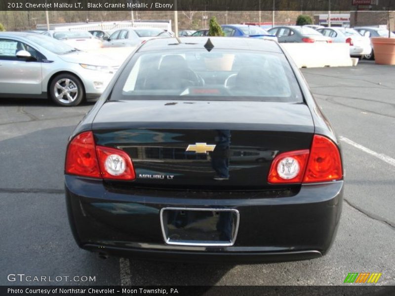 Black Granite Metallic / Ebony 2012 Chevrolet Malibu LT