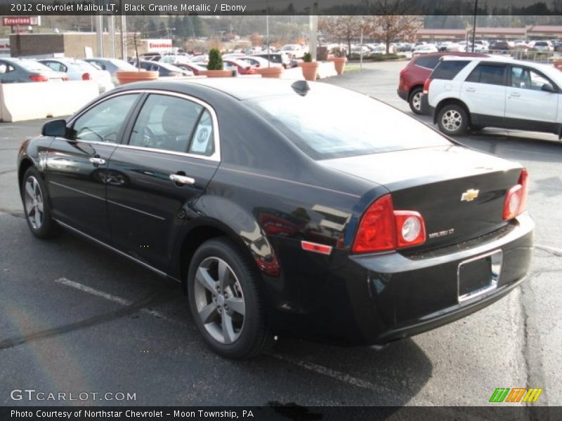 Black Granite Metallic / Ebony 2012 Chevrolet Malibu LT