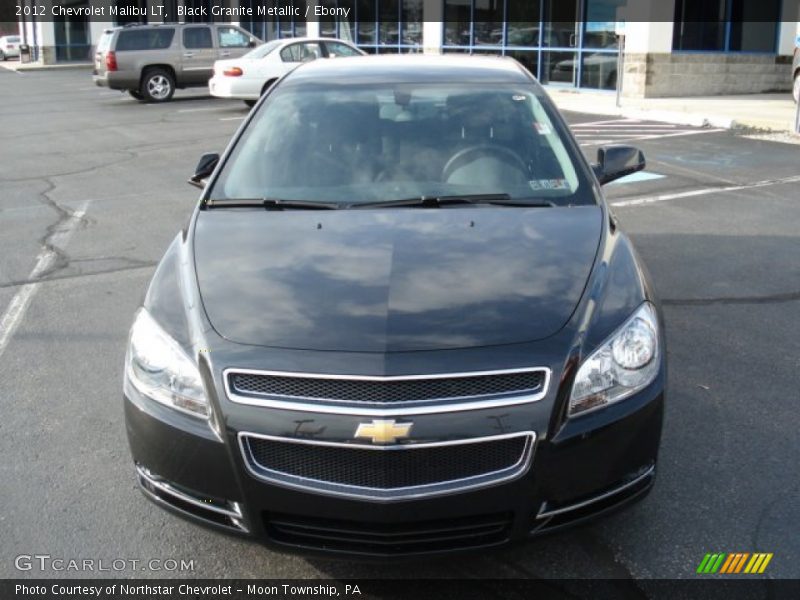 Black Granite Metallic / Ebony 2012 Chevrolet Malibu LT