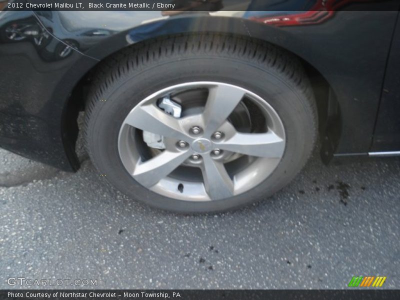 Black Granite Metallic / Ebony 2012 Chevrolet Malibu LT