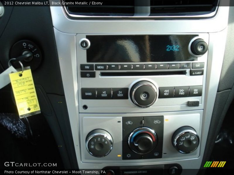 Black Granite Metallic / Ebony 2012 Chevrolet Malibu LT