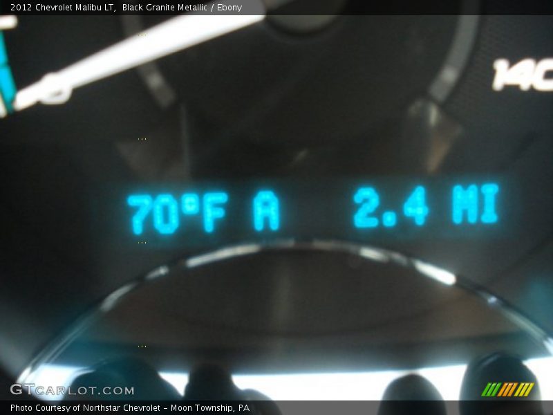 Black Granite Metallic / Ebony 2012 Chevrolet Malibu LT