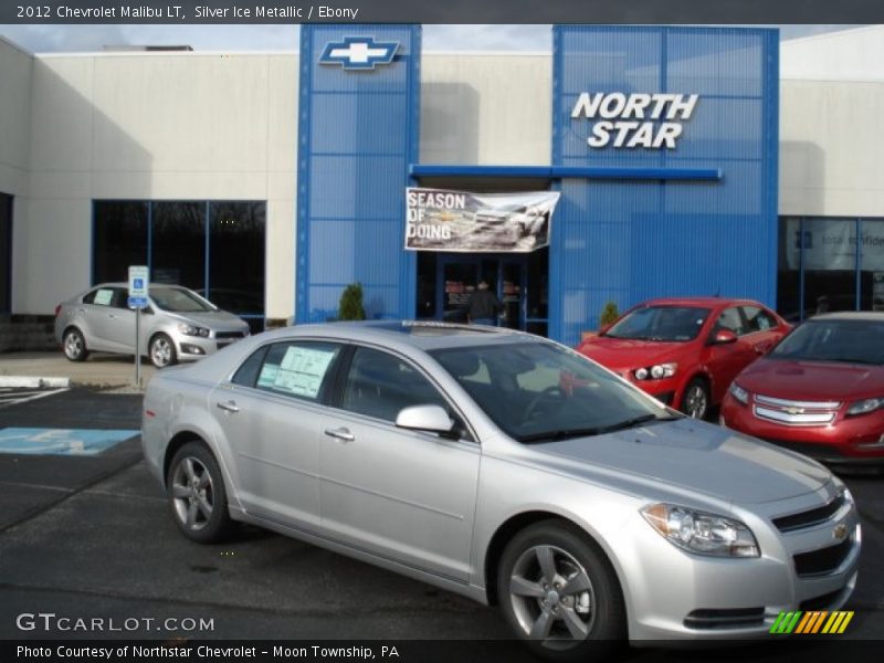 Silver Ice Metallic / Ebony 2012 Chevrolet Malibu LT