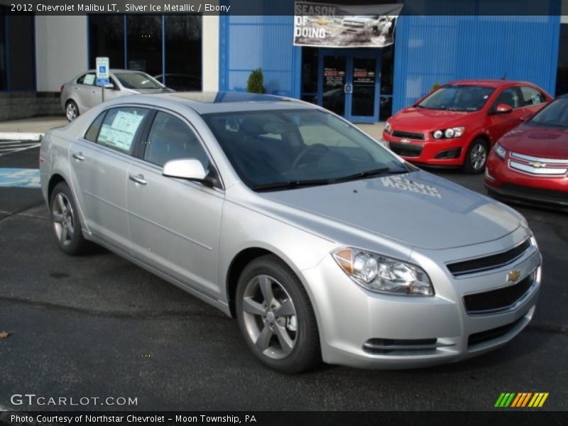 Silver Ice Metallic / Ebony 2012 Chevrolet Malibu LT