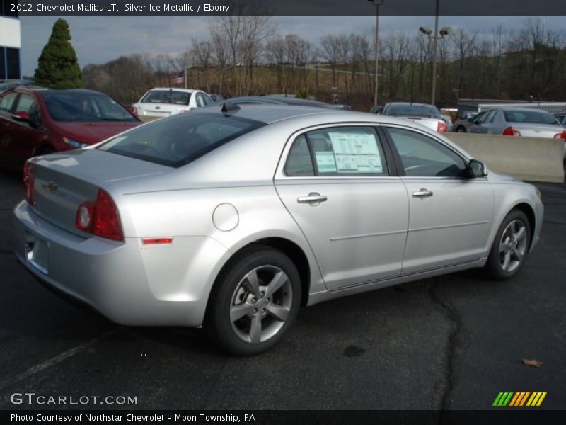 Silver Ice Metallic / Ebony 2012 Chevrolet Malibu LT