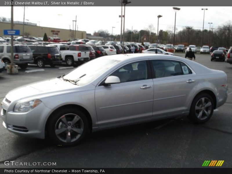 Silver Ice Metallic / Ebony 2012 Chevrolet Malibu LT