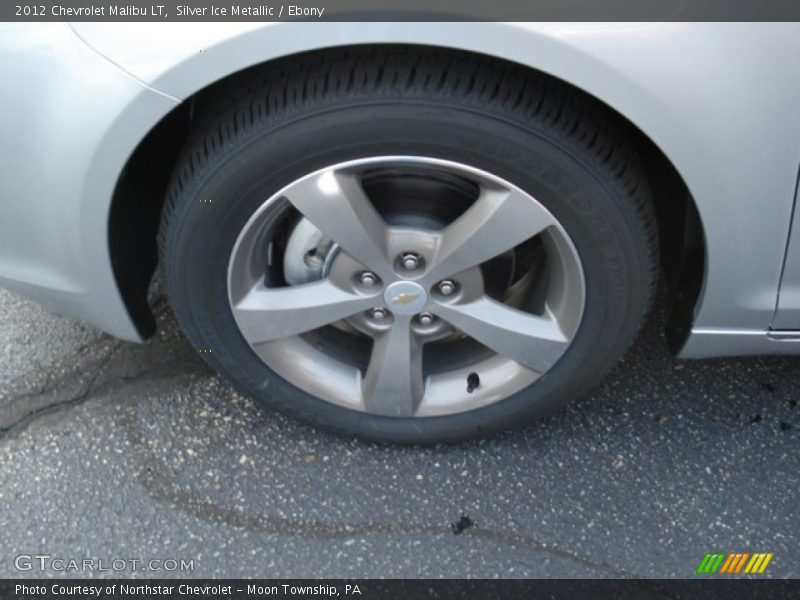 Silver Ice Metallic / Ebony 2012 Chevrolet Malibu LT