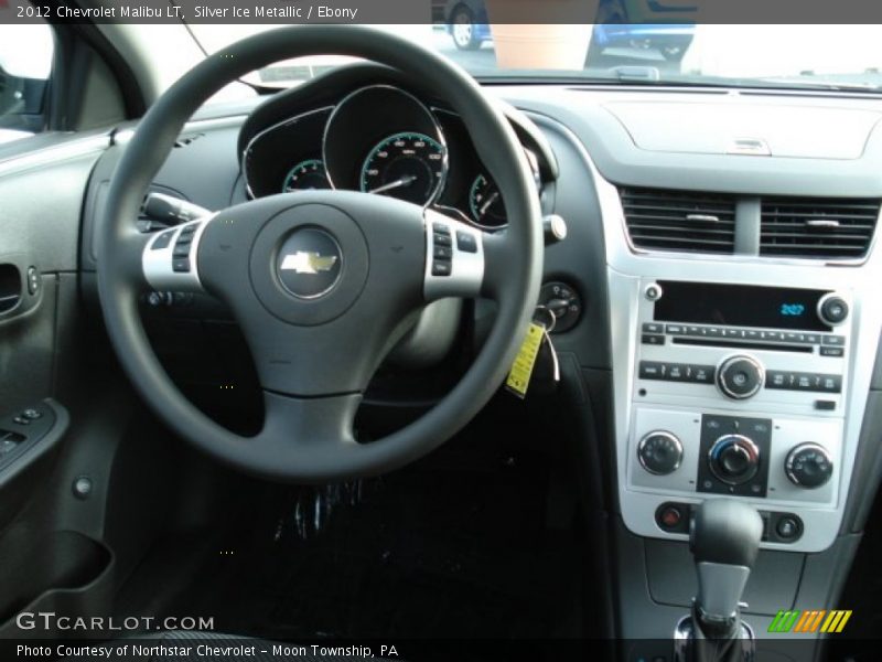 Silver Ice Metallic / Ebony 2012 Chevrolet Malibu LT