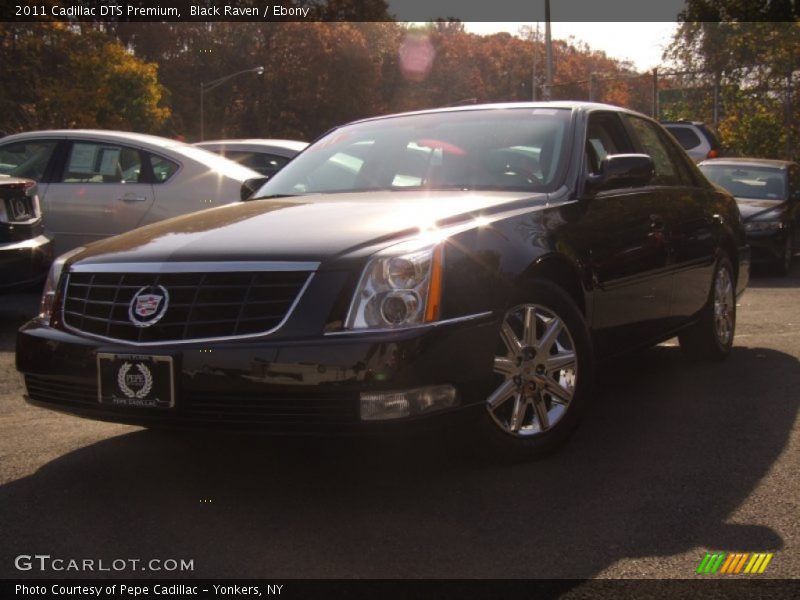 Black Raven / Ebony 2011 Cadillac DTS Premium