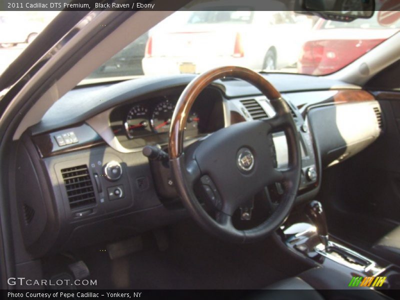 Black Raven / Ebony 2011 Cadillac DTS Premium