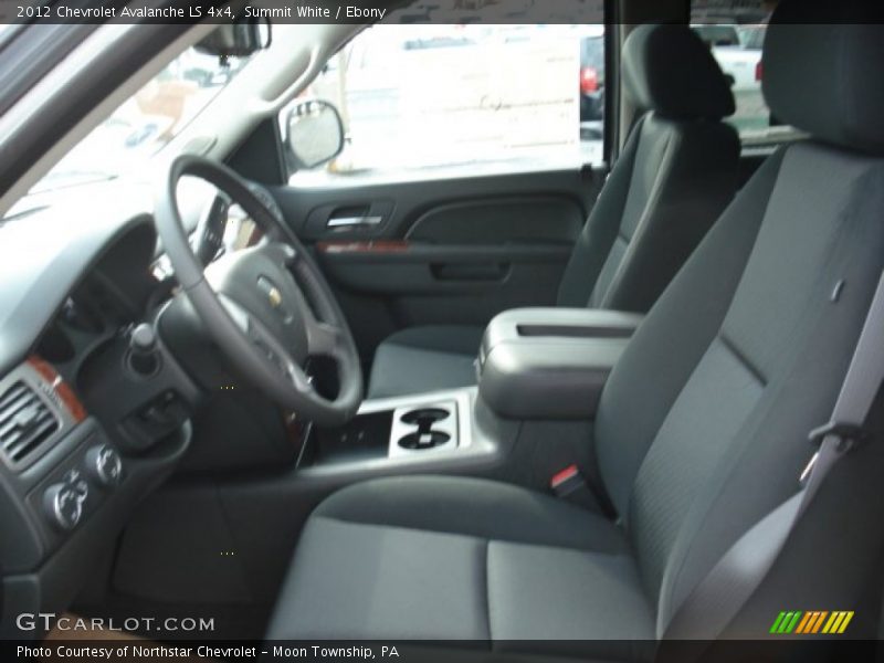 Summit White / Ebony 2012 Chevrolet Avalanche LS 4x4