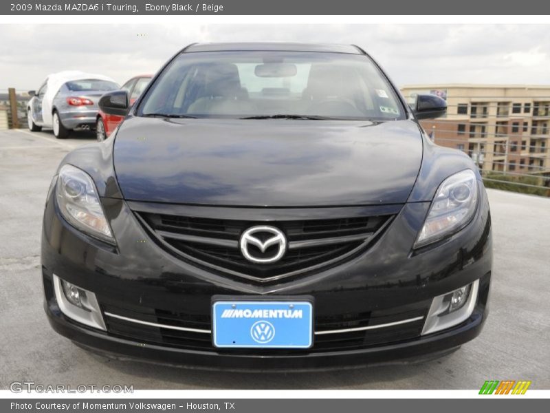 Ebony Black / Beige 2009 Mazda MAZDA6 i Touring
