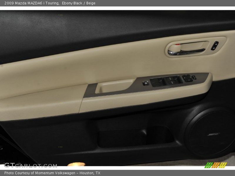 Ebony Black / Beige 2009 Mazda MAZDA6 i Touring