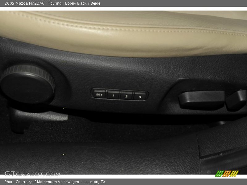 Ebony Black / Beige 2009 Mazda MAZDA6 i Touring