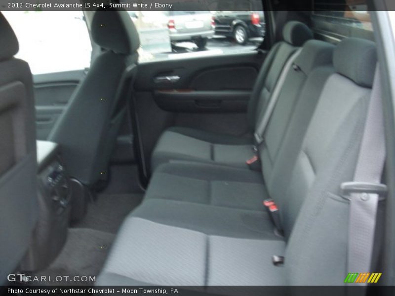 Summit White / Ebony 2012 Chevrolet Avalanche LS 4x4
