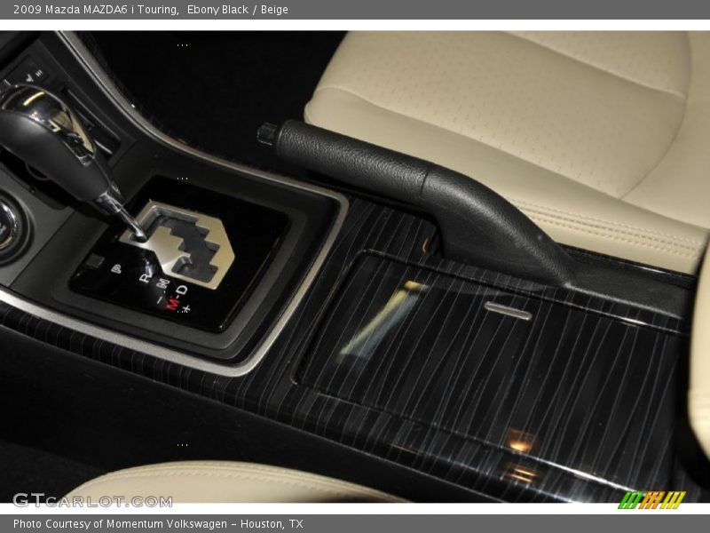 Ebony Black / Beige 2009 Mazda MAZDA6 i Touring