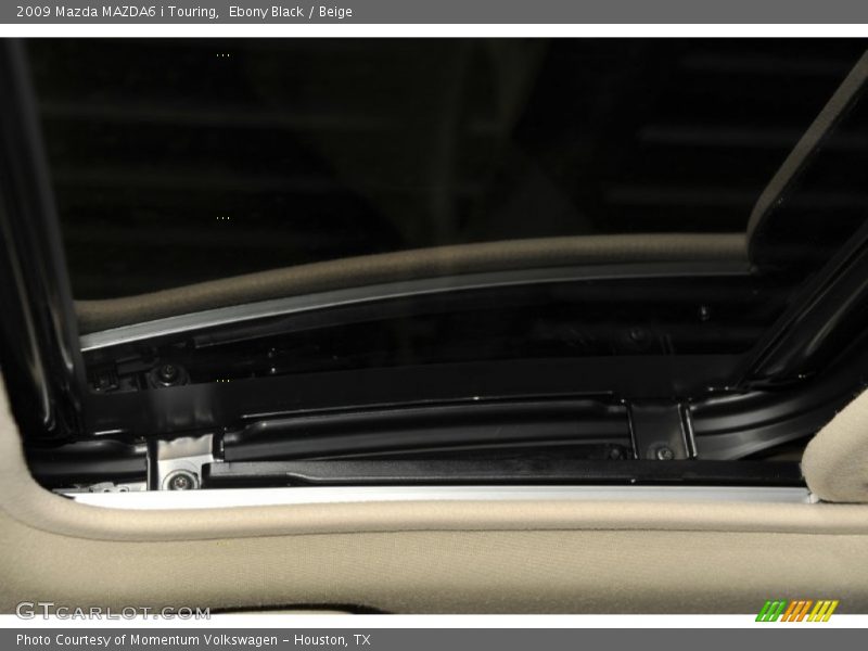 Ebony Black / Beige 2009 Mazda MAZDA6 i Touring