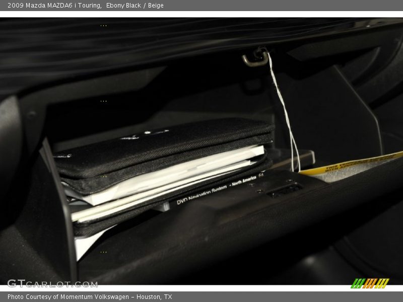 Ebony Black / Beige 2009 Mazda MAZDA6 i Touring
