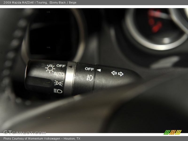 Ebony Black / Beige 2009 Mazda MAZDA6 i Touring