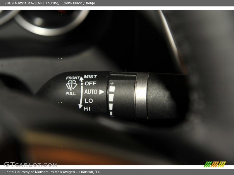 Ebony Black / Beige 2009 Mazda MAZDA6 i Touring