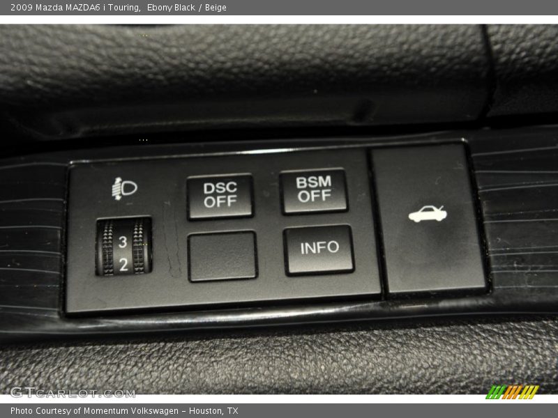 Ebony Black / Beige 2009 Mazda MAZDA6 i Touring