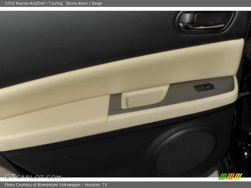 Ebony Black / Beige 2009 Mazda MAZDA6 i Touring