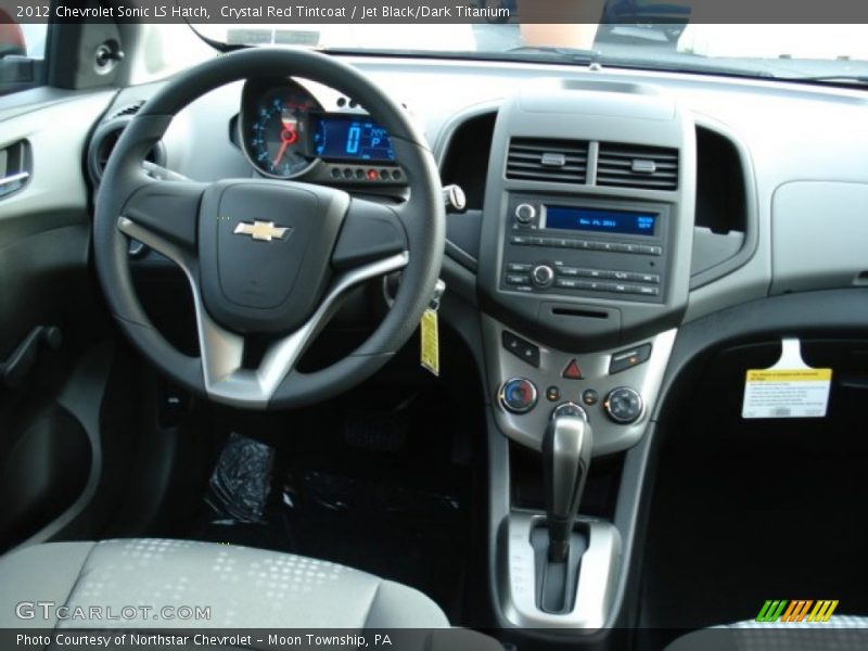 Crystal Red Tintcoat / Jet Black/Dark Titanium 2012 Chevrolet Sonic LS Hatch
