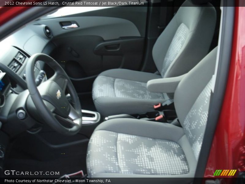  2012 Sonic LS Hatch Jet Black/Dark Titanium Interior