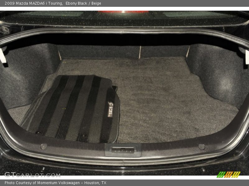 Ebony Black / Beige 2009 Mazda MAZDA6 i Touring