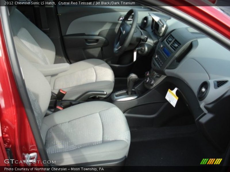 Crystal Red Tintcoat / Jet Black/Dark Titanium 2012 Chevrolet Sonic LS Hatch