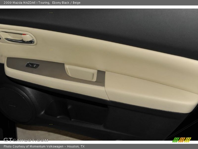 Ebony Black / Beige 2009 Mazda MAZDA6 i Touring