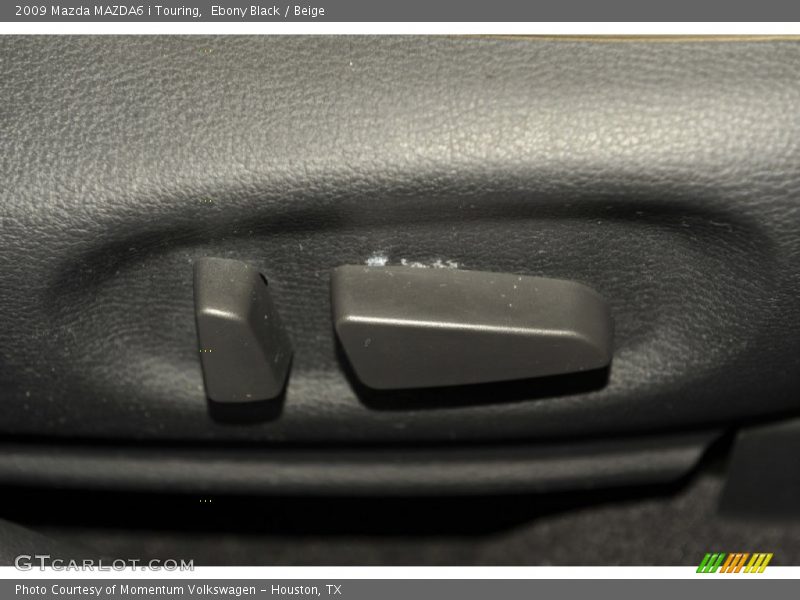Ebony Black / Beige 2009 Mazda MAZDA6 i Touring