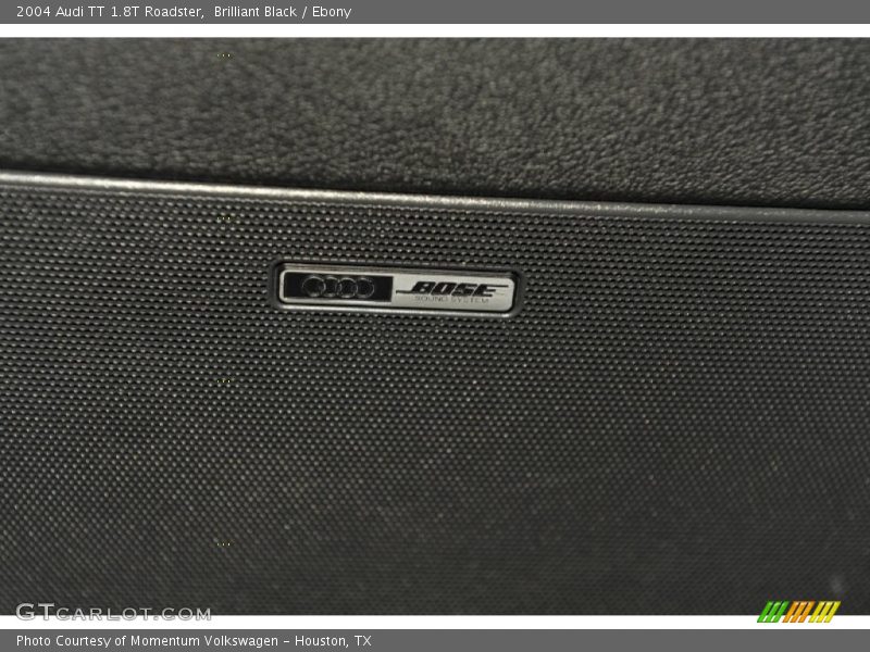 Brilliant Black / Ebony 2004 Audi TT 1.8T Roadster