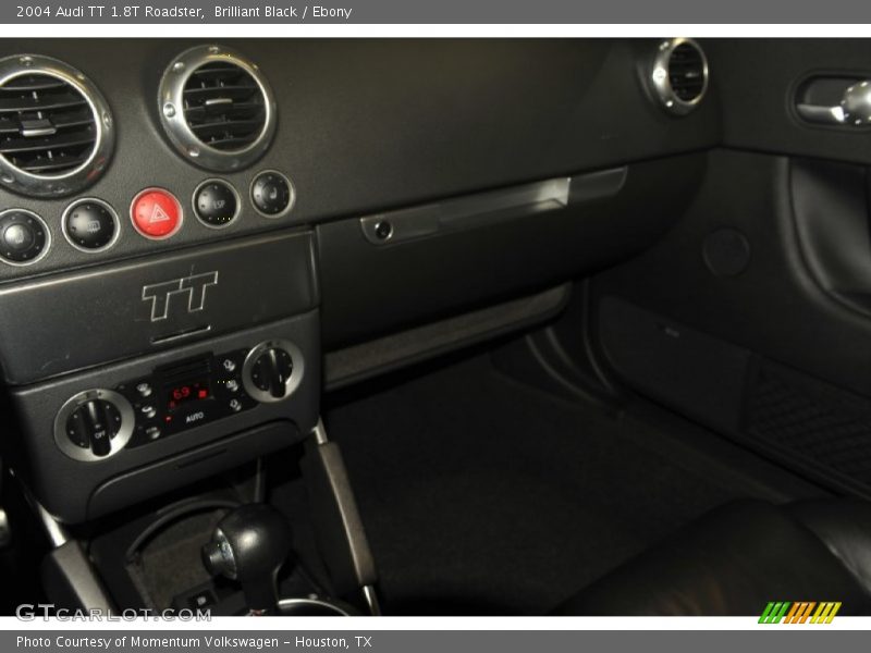 Brilliant Black / Ebony 2004 Audi TT 1.8T Roadster
