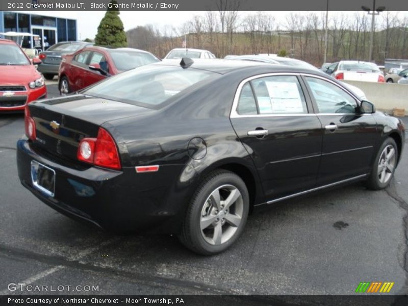 Black Granite Metallic / Ebony 2012 Chevrolet Malibu LT
