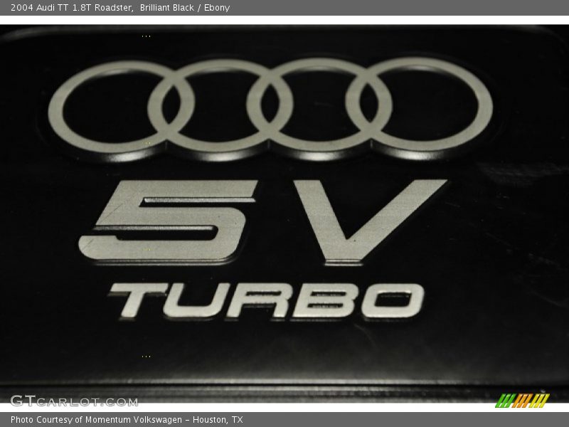 Brilliant Black / Ebony 2004 Audi TT 1.8T Roadster