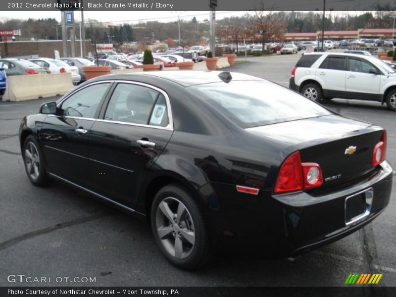 Black Granite Metallic / Ebony 2012 Chevrolet Malibu LT