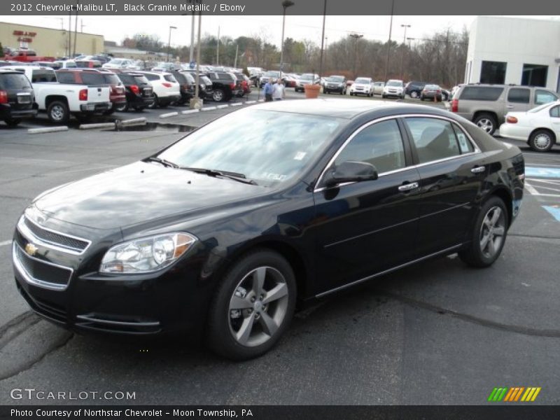 Black Granite Metallic / Ebony 2012 Chevrolet Malibu LT