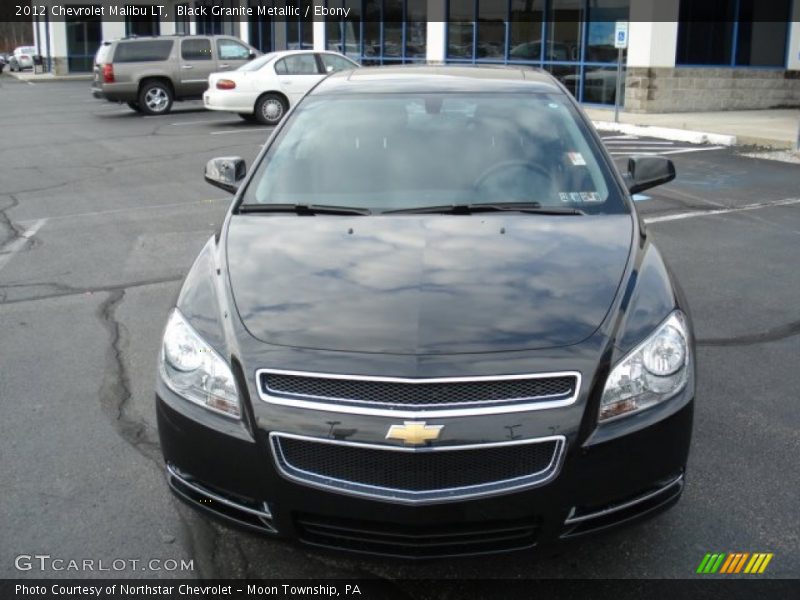 Black Granite Metallic / Ebony 2012 Chevrolet Malibu LT