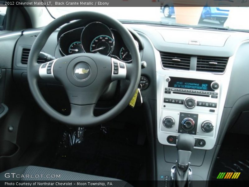 Black Granite Metallic / Ebony 2012 Chevrolet Malibu LT