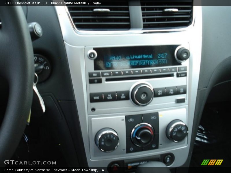 Black Granite Metallic / Ebony 2012 Chevrolet Malibu LT
