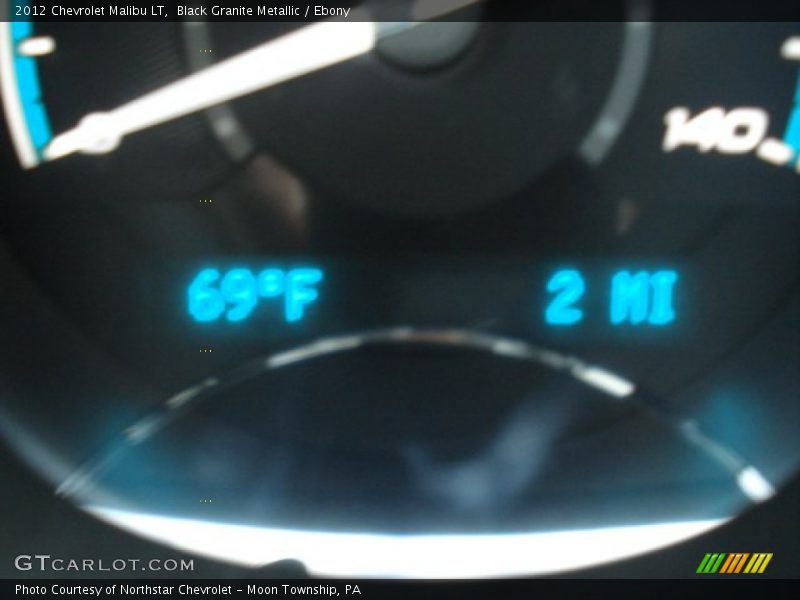 Black Granite Metallic / Ebony 2012 Chevrolet Malibu LT