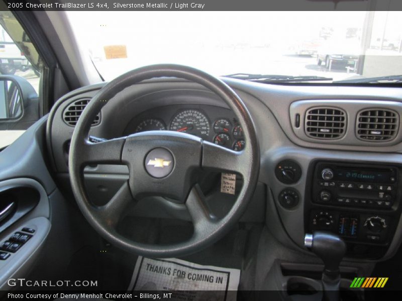 Silverstone Metallic / Light Gray 2005 Chevrolet TrailBlazer LS 4x4