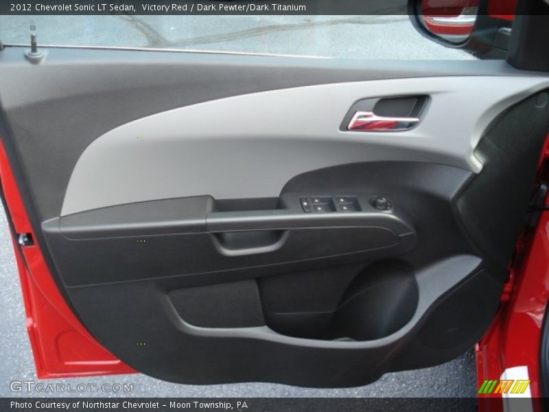 Victory Red / Dark Pewter/Dark Titanium 2012 Chevrolet Sonic LT Sedan
