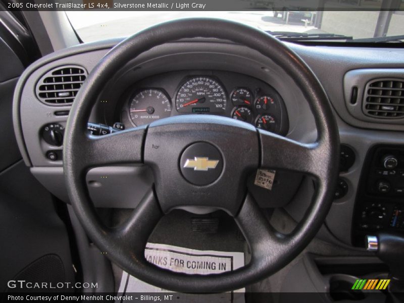 Silverstone Metallic / Light Gray 2005 Chevrolet TrailBlazer LS 4x4