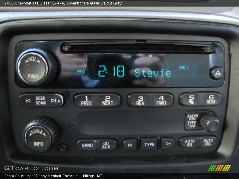 Silverstone Metallic / Light Gray 2005 Chevrolet TrailBlazer LS 4x4