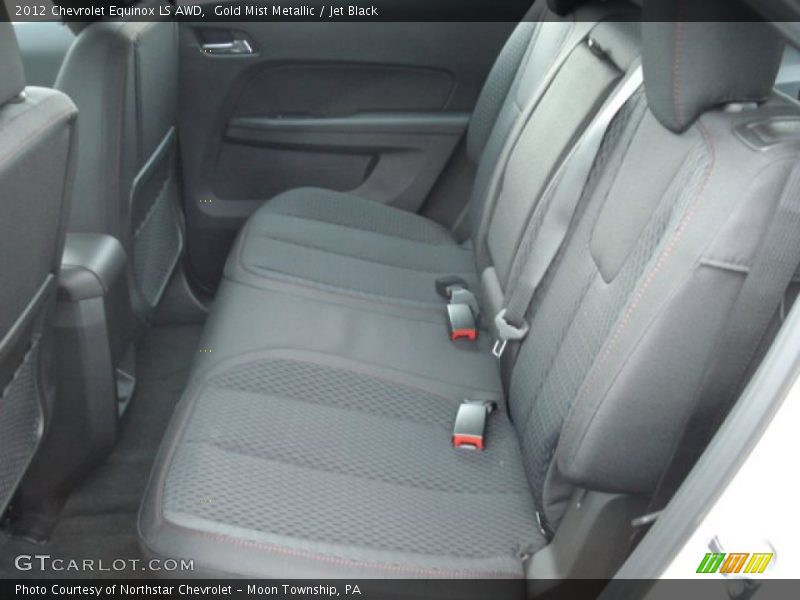 Gold Mist Metallic / Jet Black 2012 Chevrolet Equinox LS AWD