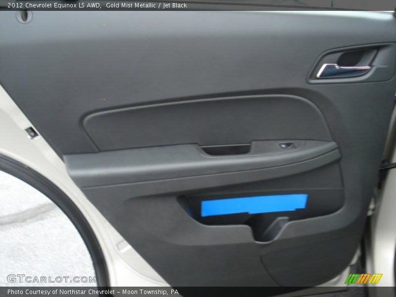 Gold Mist Metallic / Jet Black 2012 Chevrolet Equinox LS AWD